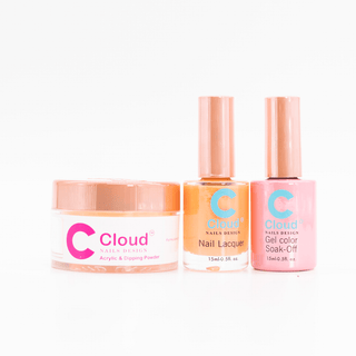 Cloud Nail Design - Hawaii Collection - Matching Trio - 132 - C8 Nail SupplyCloudChisel-H-T132