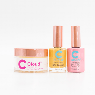 Cloud Nail Design - Hawaii Collection - Matching Trio - 134 - C8 Nail SupplyCloudChisel-H-T134