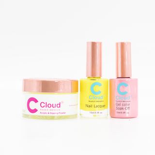 Cloud Nail Design - Hawaii Collection - Matching Trio - 136 - C8 Nail SupplyCloudChisel-H-T136