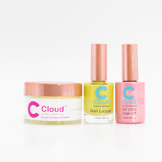 Cloud Nail Design - Hawaii Collection - Matching Trio - 138 - C8 Nail SupplyCloudChisel-H-T138