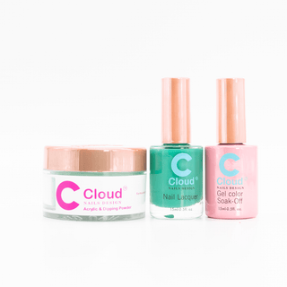 Cloud Nail Design - Hawaii Collection - Matching Trio - 139 - C8 Nail SupplyCloudChisel-H-T139
