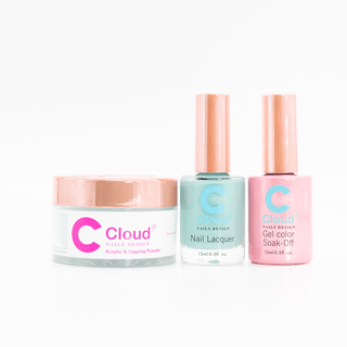 Cloud Nail Design - Hawaii Collection - Matching Trio - 140 - C8 Nail SupplyCloudChisel-H-T140