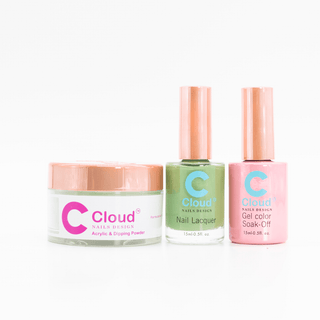 Cloud Nail Design - Hawaii Collection - Matching Trio - 144 - C8 Nail SupplyCloudChisel-H-T144