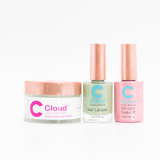Cloud Nail Design - Hawaii Collection - Matching Trio - 145 - C8 Nail SupplyCloudChisel-H-T145