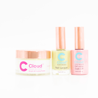 Cloud Nail Design - Hawaii Collection - Matching Trio - 146 - C8 Nail SupplyCloudChisel-H-T146