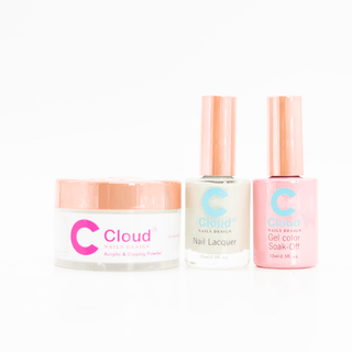 Cloud Nail Design - Hawaii Collection - Matching Trio - 147 - C8 Nail SupplyCloudChisel-H-T147