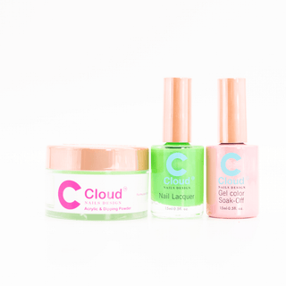 Cloud Nail Design - Hawaii Collection - Matching Trio - 150 - C8 Nail SupplyCloudChisel-H-T150