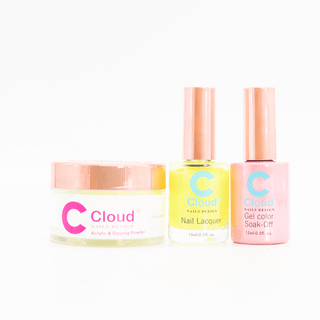 Cloud Nail Design - Hawaii Collection - Matching Trio - 152 - C8 Nail SupplyCloudChisel-H-T152