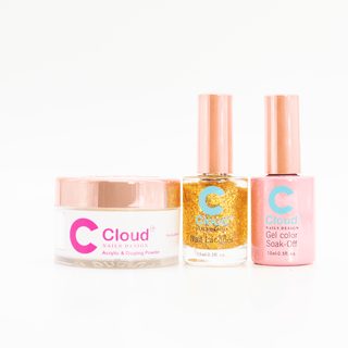 Cloud Nail Design - Hawaii Collection - Matching Trio - 154 - C8 Nail SupplyCloudChisel-H-T154