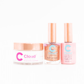 Cloud Nail Design - Hawaii Collection - Matching Trio - 157 - C8 Nail SupplyCloudChisel-H-T157