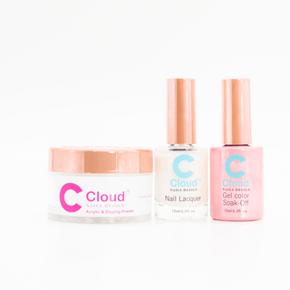 Cloud Nail Design - Hawaii Collection - Matching Trio - 161 - C8 Nail SupplyCloudChisel-H-T161