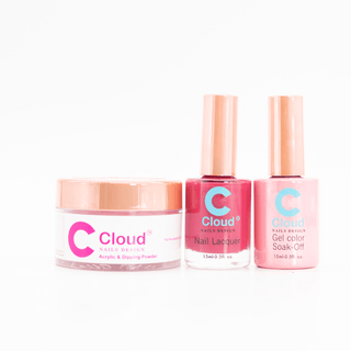 Cloud Nail Design - Hawaii Collection - Matching Trio - 162 - C8 Nail SupplyCloudChisel-H-T162