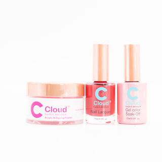 Cloud Nail Design - Hawaii Collection - Matching Trio - 166 - C8 Nail SupplyCloudChisel-H-T166