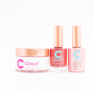 Cloud Nail Design - Hawaii Collection - Matching Trio - 168 - C8 Nail SupplyCloudChisel-H-T168