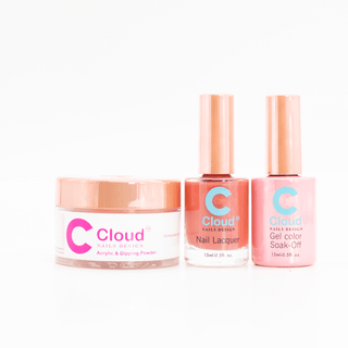 Cloud Nail Design - Hawaii Collection - Matching Trio - 169 - C8 Nail SupplyCloudChisel-H-T169