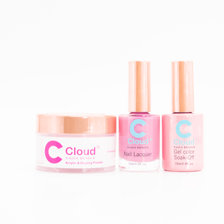 Cloud Nail Design - Hawaii Collection - Matching Trio - 171 - C8 Nail SupplyCloudChisel-H-T171