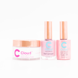 Cloud Nail Design - Hawaii Collection - Matching Trio - 173 - C8 Nail SupplyCloudChisel-H-T173