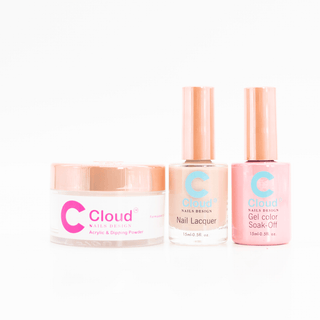 Cloud Nail Design - Hawaii Collection - Matching Trio - 176 - C8 Nail SupplyCloudChisel-H-T176