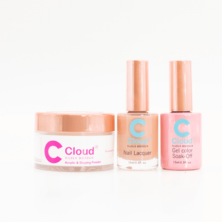 Cloud Nail Design - Hawaii Collection - Matching Trio - 177 - C8 Nail SupplyCloudChisel-H-T177