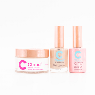 Cloud Nail Design - Hawaii Collection - Matching Trio - 179 - C8 Nail SupplyCloudChisel-H-T179