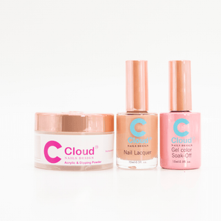 Cloud Nail Design - Hawaii Collection - Matching Trio - 181 - C8 Nail SupplyCloudChisel-H-T181
