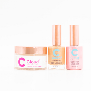 Cloud Nail Design - Hawaii Collection - Matching Trio - 184 - C8 Nail SupplyCloudChisel-H-T184