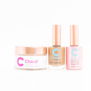 Cloud Nail Design - Hawaii Collection - Matching Trio - 186 - C8 Nail SupplyCloudChisel-H-T186