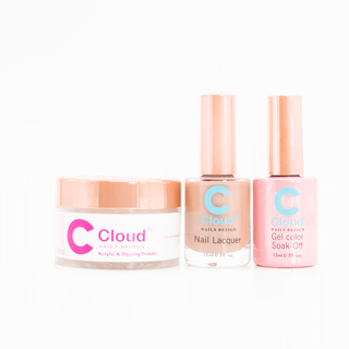 Cloud Nail Design - Hawaii Collection - Matching Trio - 188 - C8 Nail SupplyCloudChisel-H-T188
