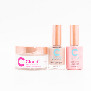 Cloud Nail Design - Hawaii Collection - Matching Trio - 189 - C8 Nail SupplyCloudChisel-H-T189