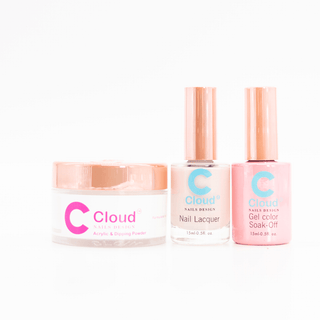 Cloud Nail Design - Hawaii Collection - Matching Trio - 191 - C8 Nail SupplyCloudChisel-H-T191