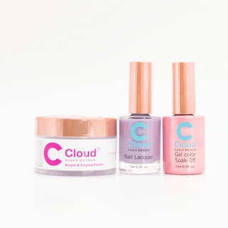 Cloud Nail Design - Hawaii Collection - Matching Trio - 202 - C8 Nail SupplyCloudChisel-H-T202
