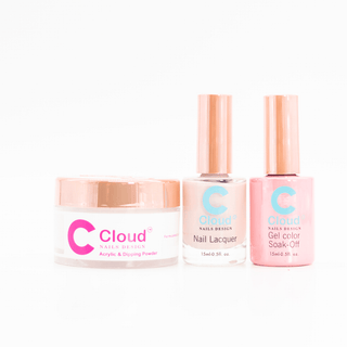 Cloud Nail Design - Hawaii Collection - Matching Trio - 203 - C8 Nail SupplyCloudChisel-H-T203