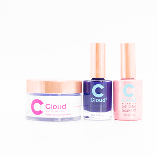 Cloud Nail Design - Hawaii Collection - Matching Trio - 206 - C8 Nail SupplyCloudChisel-H-T206
