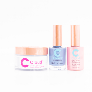 Cloud Nail Design - Hawaii Collection - Matching Trio - 209 - C8 Nail SupplyCloudChisel-H-T209