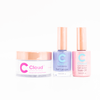Cloud Nail Design - Hawaii Collection - Matching Trio - 210 - C8 Nail SupplyCloudChisel-H-T210