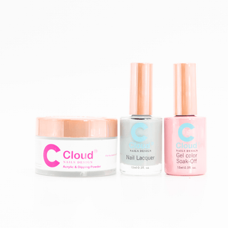 Cloud Nail Design - Hawaii Collection - Matching Trio - 211 - C8 Nail SupplyCloudChisel-H-T211