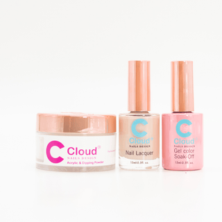 Cloud Nail Design - Hawaii Collection - Matching Trio - 225 - C8 Nail SupplyCloudChisel-H-T225