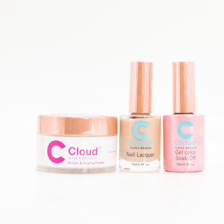 Cloud Nail Design - Hawaii Collection - Matching Trio - 226 - C8 Nail SupplyCloudChisel-H-T226
