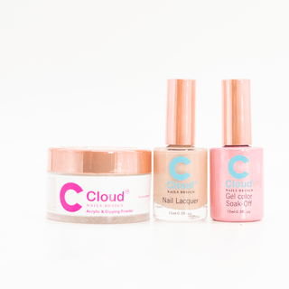 Cloud Nail Design - Hawaii Collection - Matching Trio - 227 - C8 Nail SupplyCloudChisel-H-T227