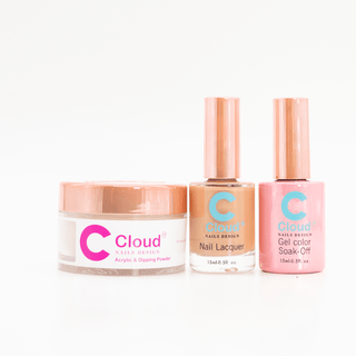 Cloud Nail Design - Hawaii Collection - Matching Trio - 228 - C8 Nail SupplyCloudChisel-H-T228