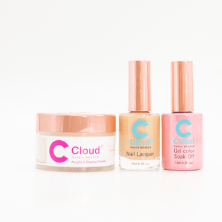 Cloud Nail Design - Hawaii Collection - Matching Trio - 229 - C8 Nail SupplyCloudChisel-H-T229