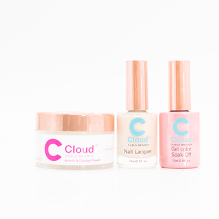 Cloud Nail Design - Hawaii Collection - Matching Trio - 230 - C8 Nail SupplyCloudChisel-H-T230