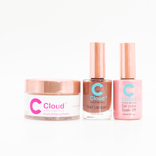 Cloud Nail Design - Hawaii Collection - Matching Trio - 233 - C8 Nail SupplyCloudChisel-H-T233