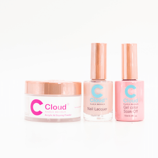 Cloud Nail Design - Hawaii Collection - Matching Trio - 234 - C8 Nail SupplyCloudChisel-H-T234