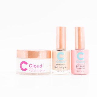 Cloud Nail Design - Hawaii Collection - Matching Trio - 235 - C8 Nail SupplyCloudChisel-H-T235