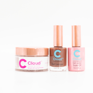 Cloud Nail Design - Hawaii Collection - Matching Trio - 238 - C8 Nail SupplyCloudChisel-H-T238