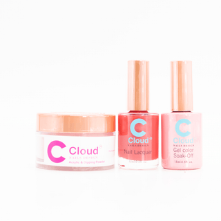Cloud Nail Design - Hawaii Collection - Matching Trio - 239 - C8 Nail SupplyCloudChisel-H-T239