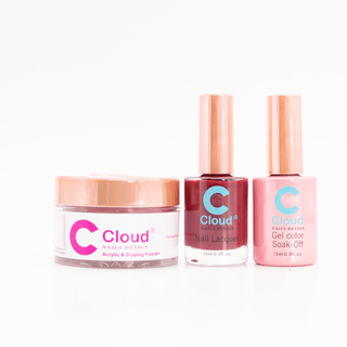 Cloud Nail Design - Hawaii Collection - Matching Trio - 240 - C8 Nail SupplyCloudChisel-H-T240