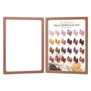 Cre8tion Acrylic Booklet - Cat Eye Tea & Coffee 24 Colors