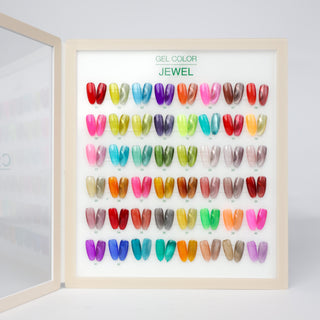 Cre8tion Acrylic Booklet - Jewel Collection 48 colors - C8 Nail SupplyCre8tion37267